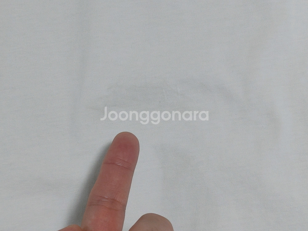 MSGM 엠에스지엠 남성 사각블랙로고 스판 반팔라운드티--5
