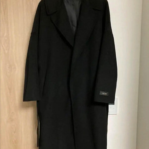 enc 모혼방 블랙 벨트 코트