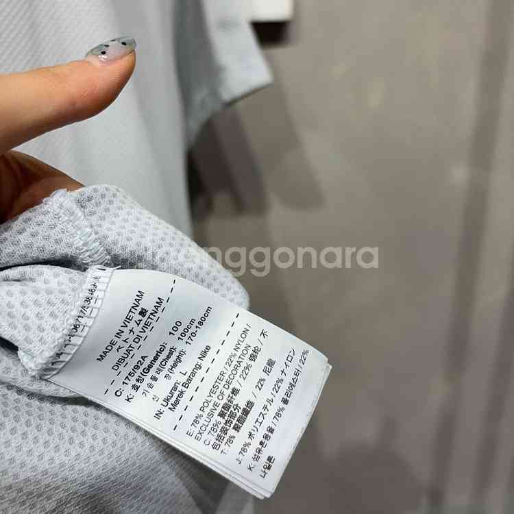 (100) 나이키 골프 스포츠 기능성 헨리넥 반팔티--2