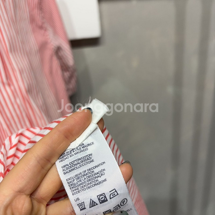 (95) 타미힐피거 캐주얼 스트라이프 반팔 셔츠 남방--1
