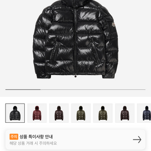 몽클레어 마야 패딩(남자) 4사이즈 24F/W