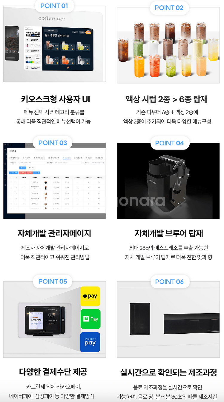 로얄선스 XM70s 무인 커피 머신 새상품--4