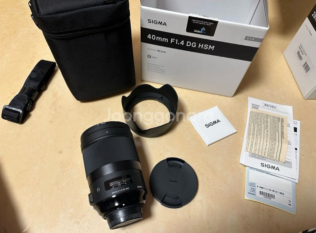 니콘마운트 시그마 렌즈 28mm F1.4 DG HSM--0