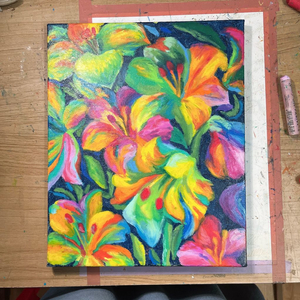 꽃 그림 액자