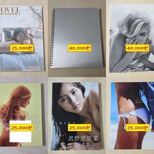 배우/모델 화보집 10권 판매합니다.