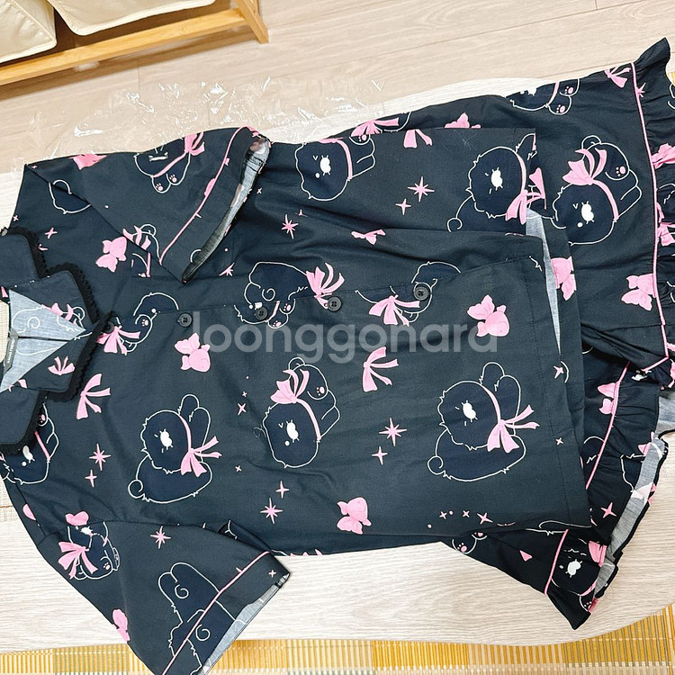 [새상품] 카카오프렌즈 블랙춘 러블리 파자마 춘식이--1
