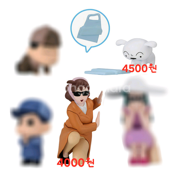짱구 피규어(가챠) 판매--1