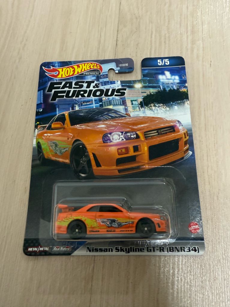 핫휠 분노의질주 r34 fast and furious