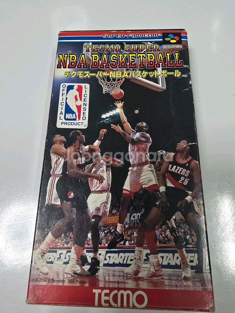 닌텐도SFC 슈퍼패미콤 테크모 슈퍼 NBA바스켓볼--0