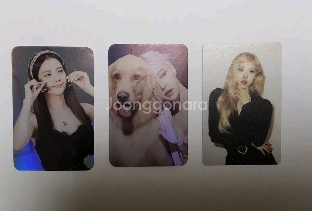 블랙핑크 홀로그램포토카드 지수 2022 웰커밍컬랙션로제--0