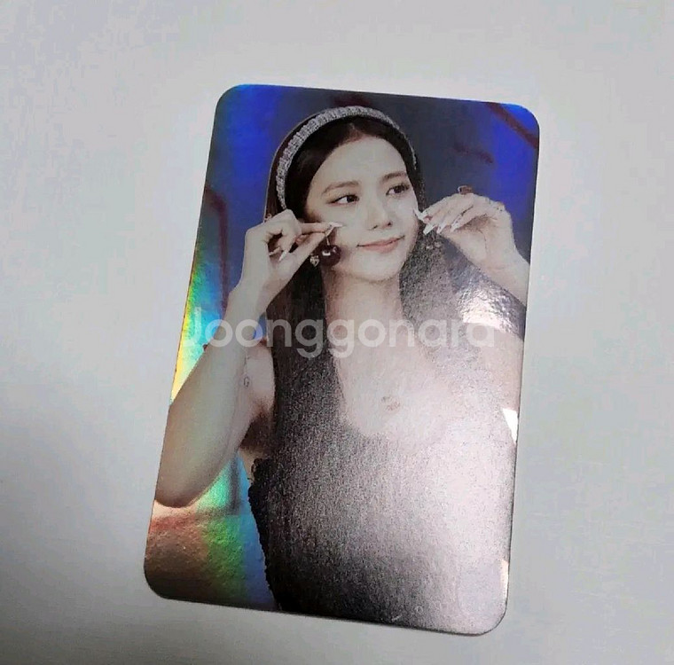 블랙핑크 홀로그램포토카드 지수 2022 웰커밍컬랙션로제--2
