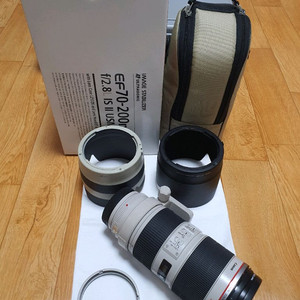 캐논렌즈 EF 70-200mm 새 아빠백통