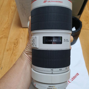 캐논렌즈 70-200mm 새 아빠백통 ,2x 익스텐더