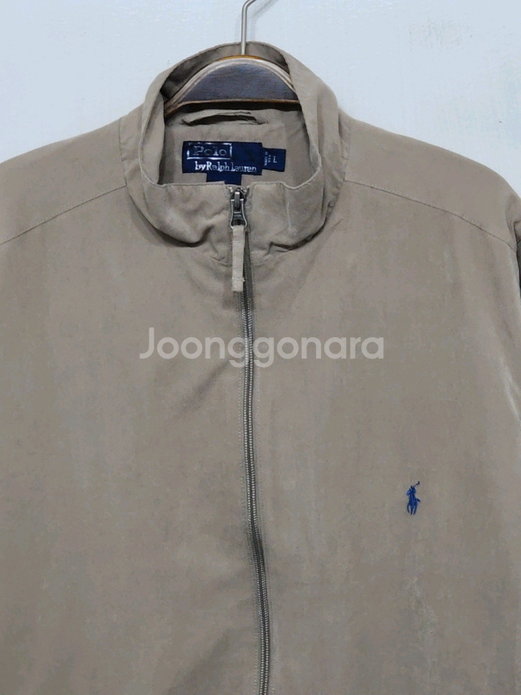 (L) 랄프로렌 폴로 점퍼 진베이지 면자켓 미국판--1