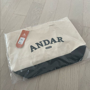 Andar 안다르 시그니처 로고 캔버스백 새상품