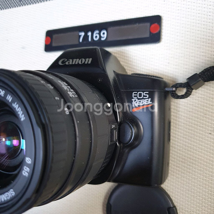 캐논 EOS 레벨 필름카메라 28~70mm 렌즈 장착--1