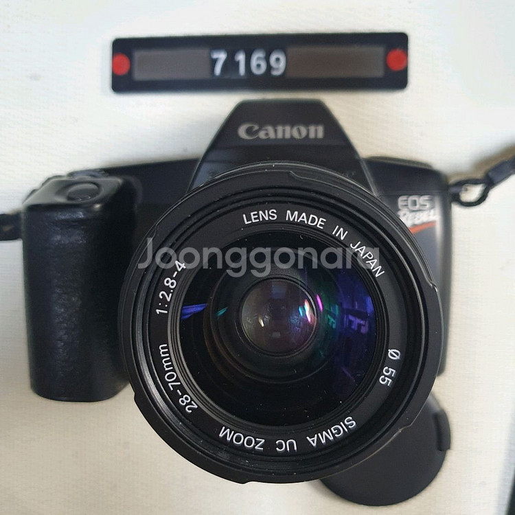 캐논 EOS 레벨 필름카메라 28~70mm 렌즈 장착--0