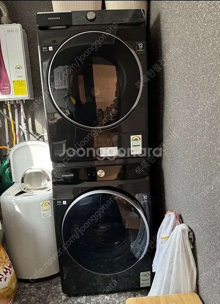 삼성 23kg 세탁기 + 16kg 건조기--0