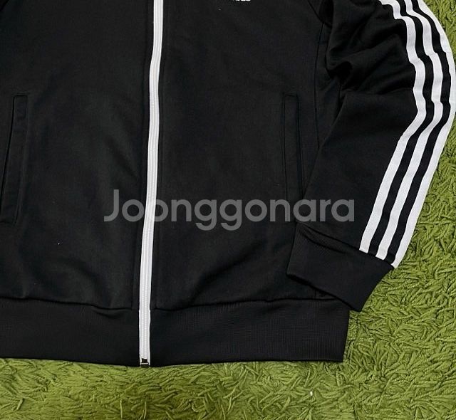 아디다스 블랙 검흰 여자 트랙탑 져지집업 90/S--2