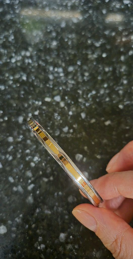 정품 불가리 비제로원 스틸 오픈형 팔찌 ml사이즈--2