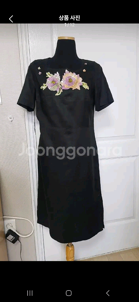이태리명품 Bianca정품 린넨 원피스 55(상태최상)--0