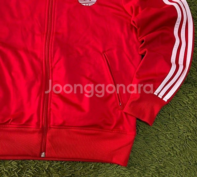 아디다스 빨흰 빨강 레드 파이어버드 트랙탑 져지100--2