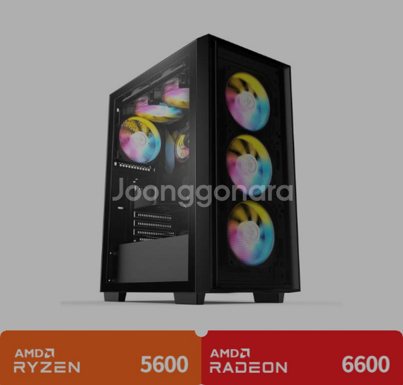 라이젠5 5600 라데온 RX6600 게이밍PC본체--1