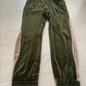 Zara 자라 벨벳 고무줄 트레이닝 바지