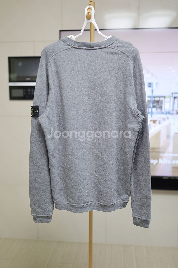 스톤아일랜드 정품 와펜 맨투맨 (L) 그레이--7