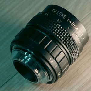 C마운트 CCTV렌즈 50mm 1.4