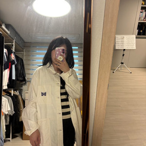 니들스 아이보리 워크 자켓