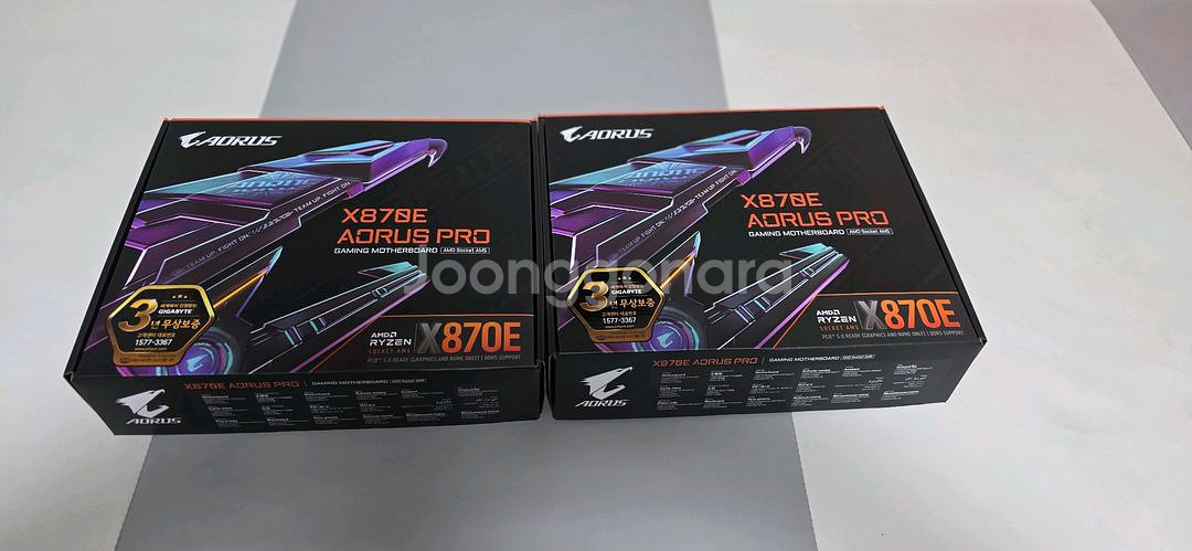 미개봉/X870E AORUS PRO--0