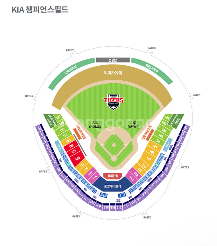 KBO 야구 기아 vs 롯데 주말 티켓--0