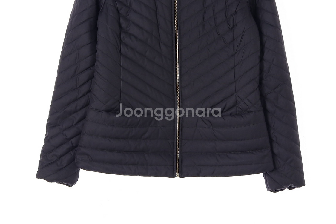 [S]타미힐피거 블랙 경량 패딩 집업 재킷--2