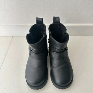 [자라키즈 앵클 가죽 부츠 블랙 25 160mm