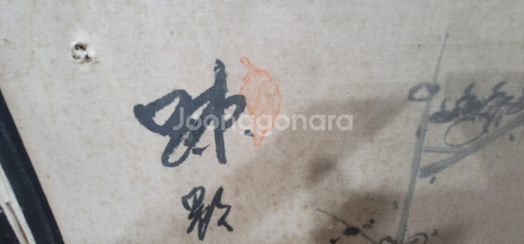 8폭 병풍 고화 한국화 골동품--5