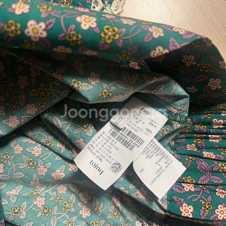 새상품 토잉크 레이스 플라워 블라우스 써스데이아일랜드--9