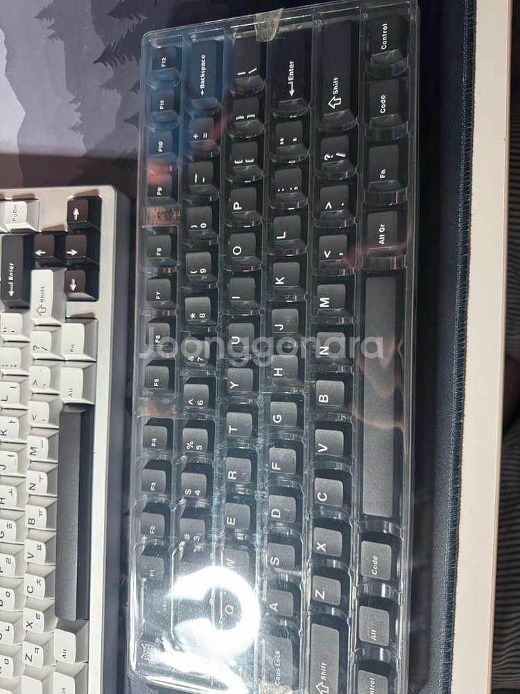 PBT 블랙 키캡--1