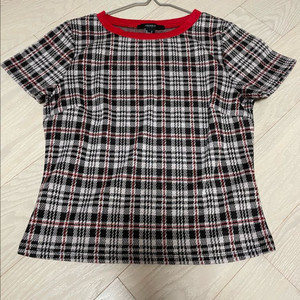 Forever21 포에버21 체크 반팔 티셔츠