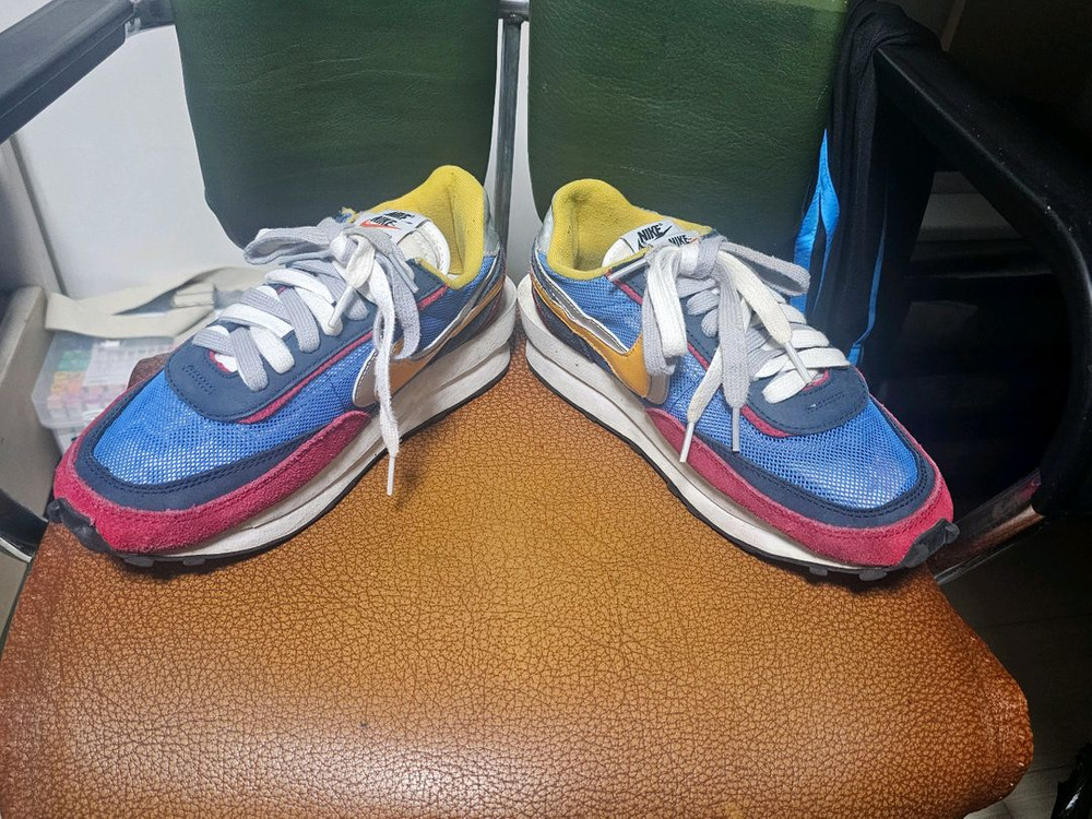 나이키 X 사카이 LD 와플 블루레드 사이즈 250mm 이미지