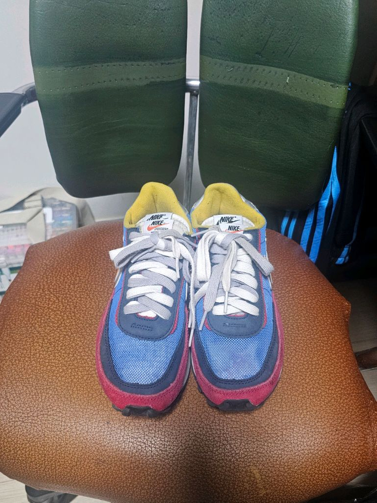 나이키 X 사카이 LD 와플 블루레드 사이즈 250mm 이미지