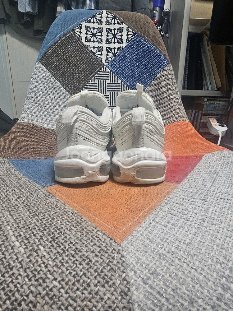 나이키 에어맥스 97 베이지 화이트 사이즈 245mm--4