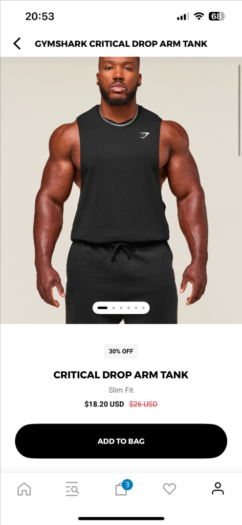 짐샤크 남성의류 이미지