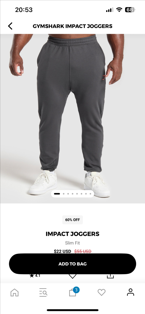 짐샤크 남성의류 이미지