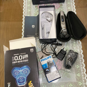 새상품 필립스 9000면도기+휴대용면도기