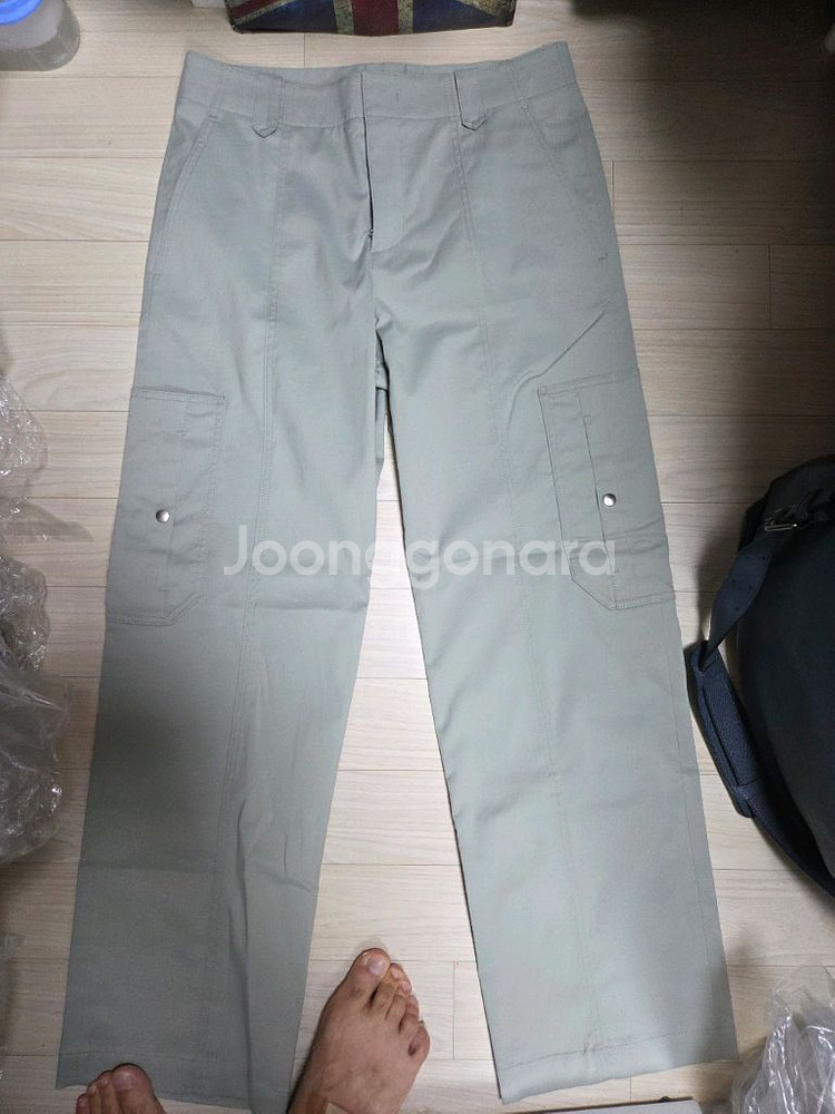 시스템옴므 정품 카고 연카키 32-34사이즈--0