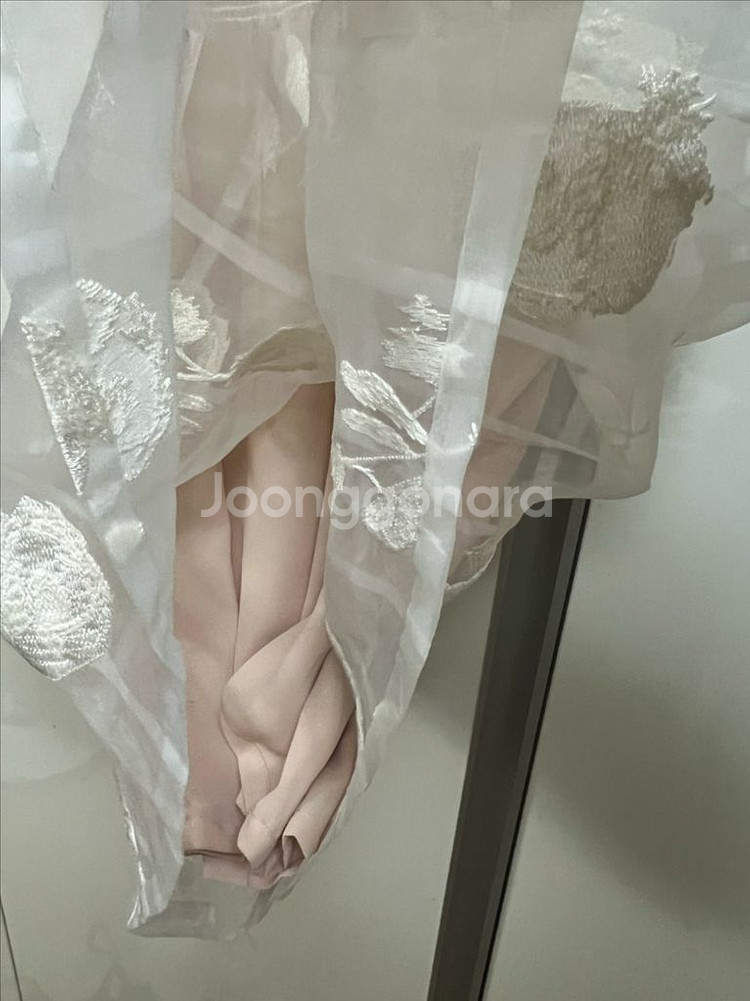 질스튜어트뉴욕 오간자 시스루 원피스 돌잔치 셀프웨딩--6