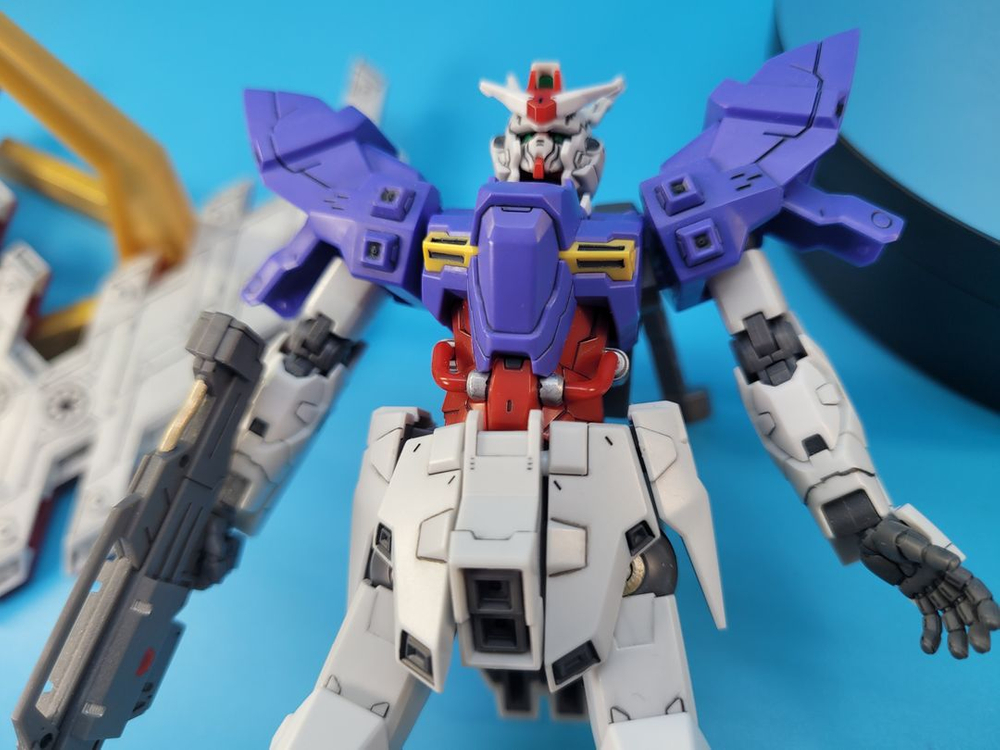 HG 문건담 가조립 부분도색 반다이 건프라 프라모델 이미지