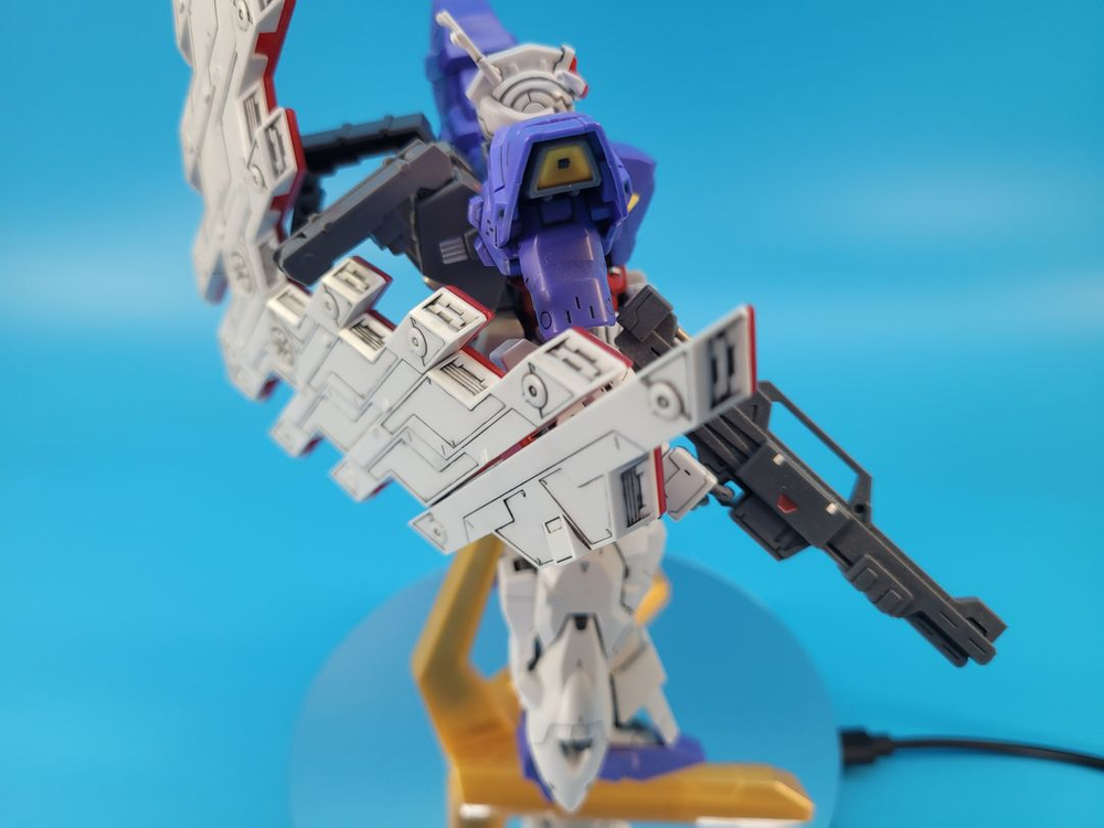 HG 문건담 가조립 부분도색 반다이 건프라 프라모델 이미지