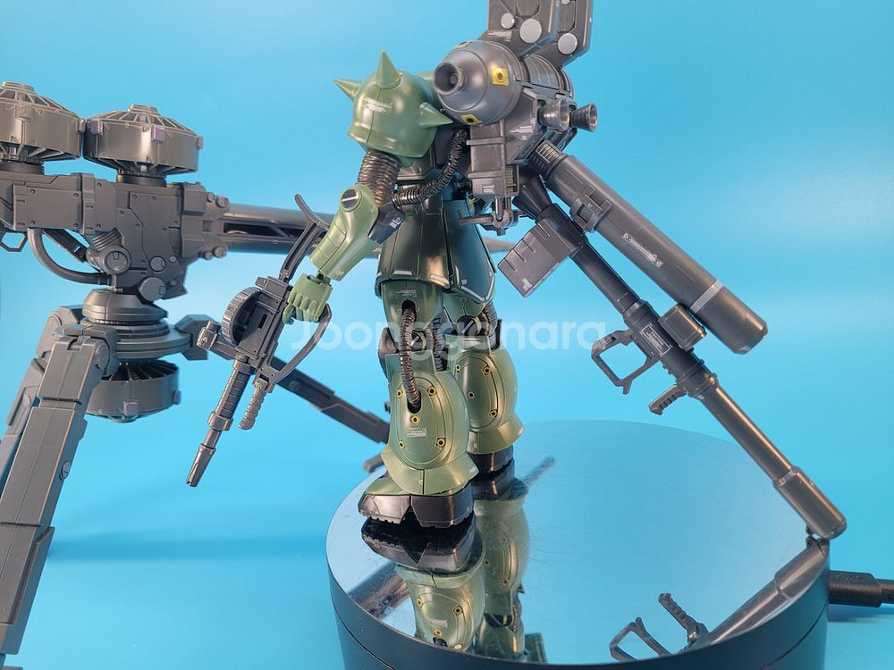 HG 썬더볼트 자쿠2 빅건 가조립 건담 반다이 건프라--3